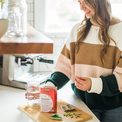Flora Ferritin+ plant-based iron supplement